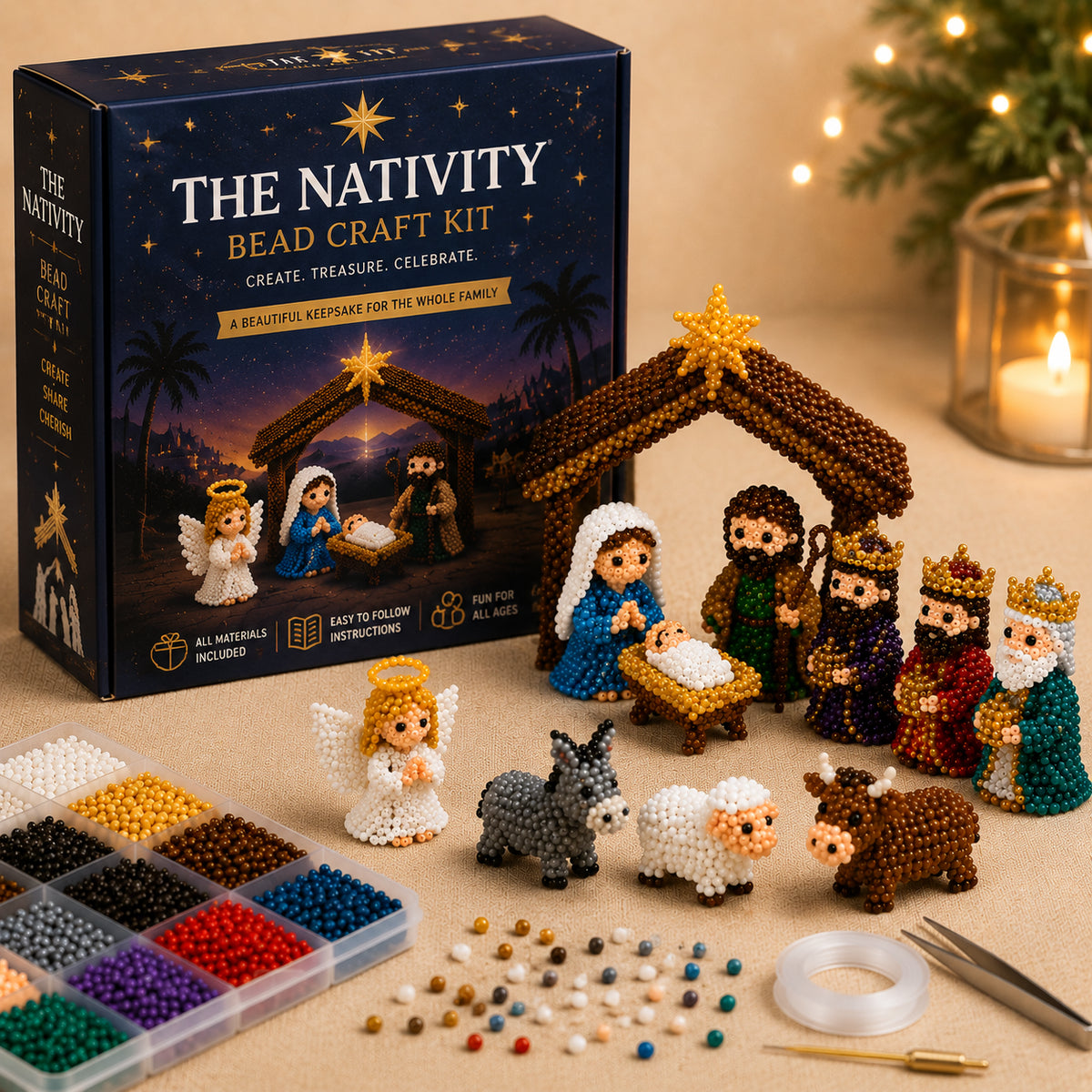 🌟 The Nativity Bead Craft Kit