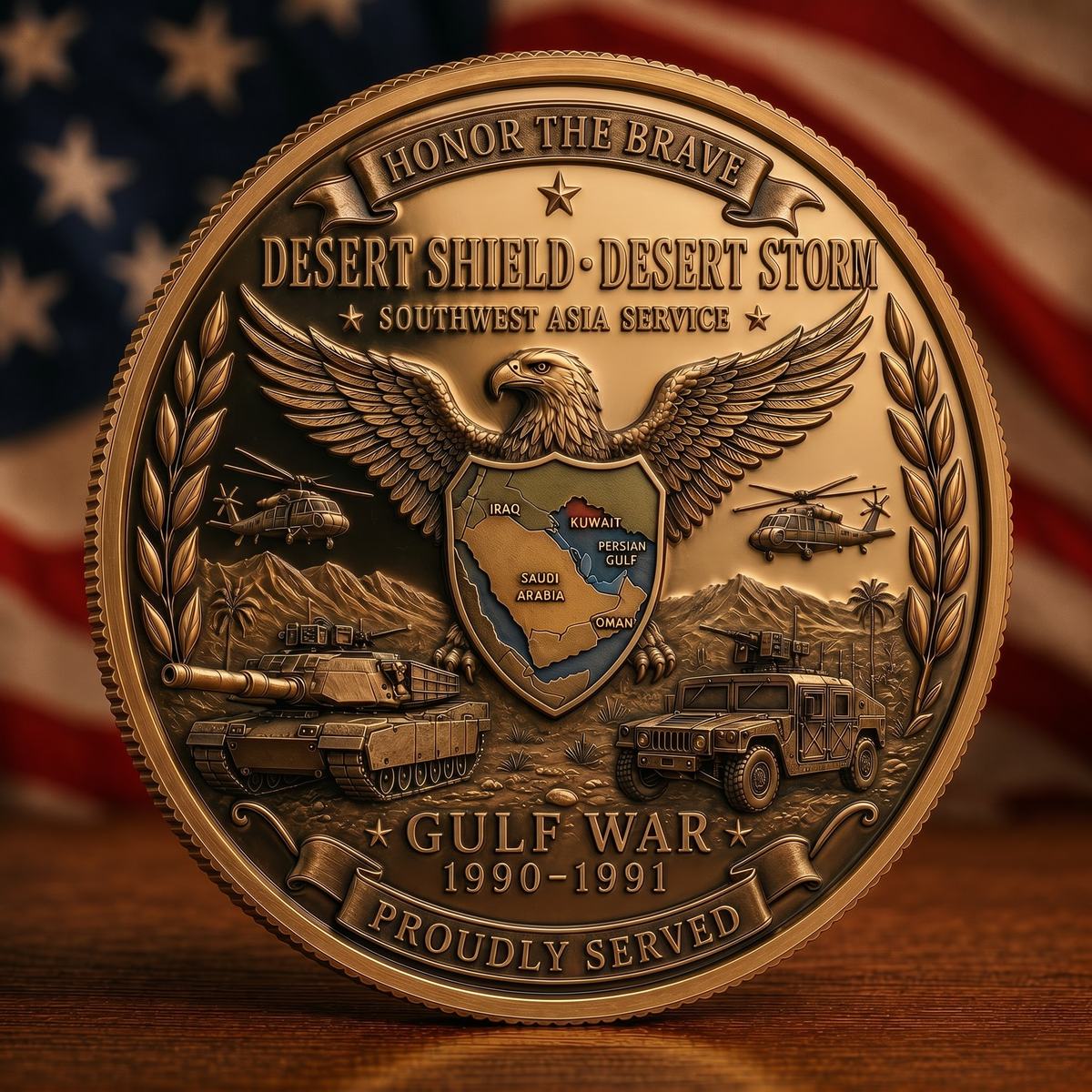 🔥LAST DAY 49 % OFF - Gulf War Veteran Commemorative Coin