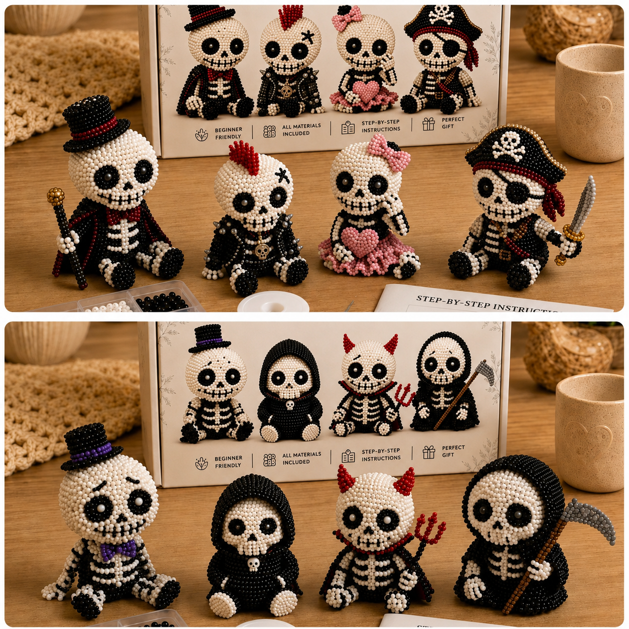 ๐ฅ Last Day โ 50% Off ๐ 3D Skeleton Bead Craft Kit