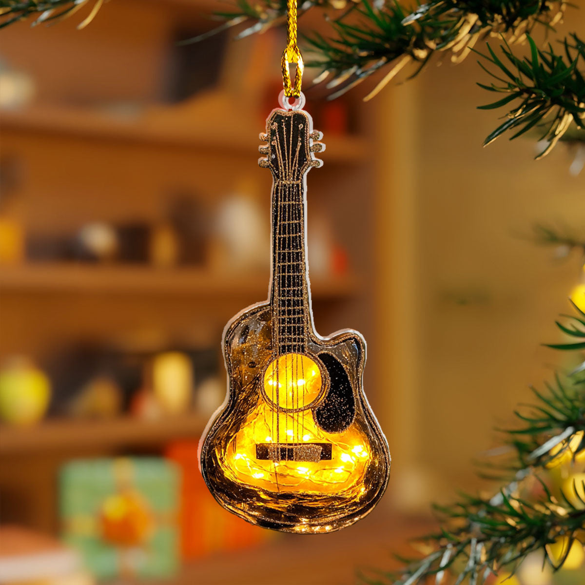 Guitar Christmas Ornament