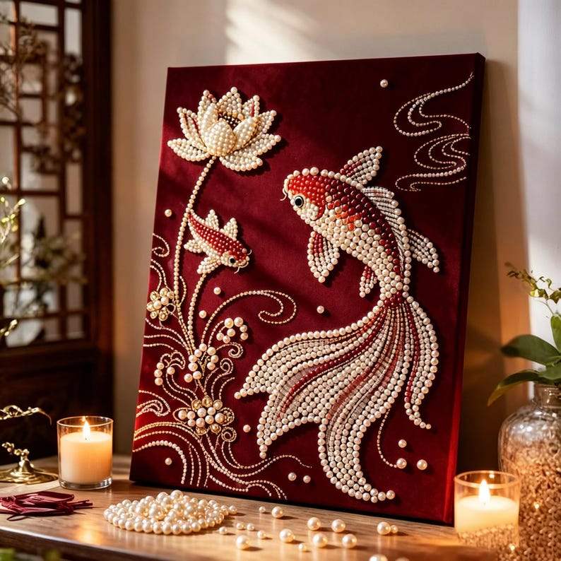DIY Premium 5D Diamond Painting Kit Pearls painting