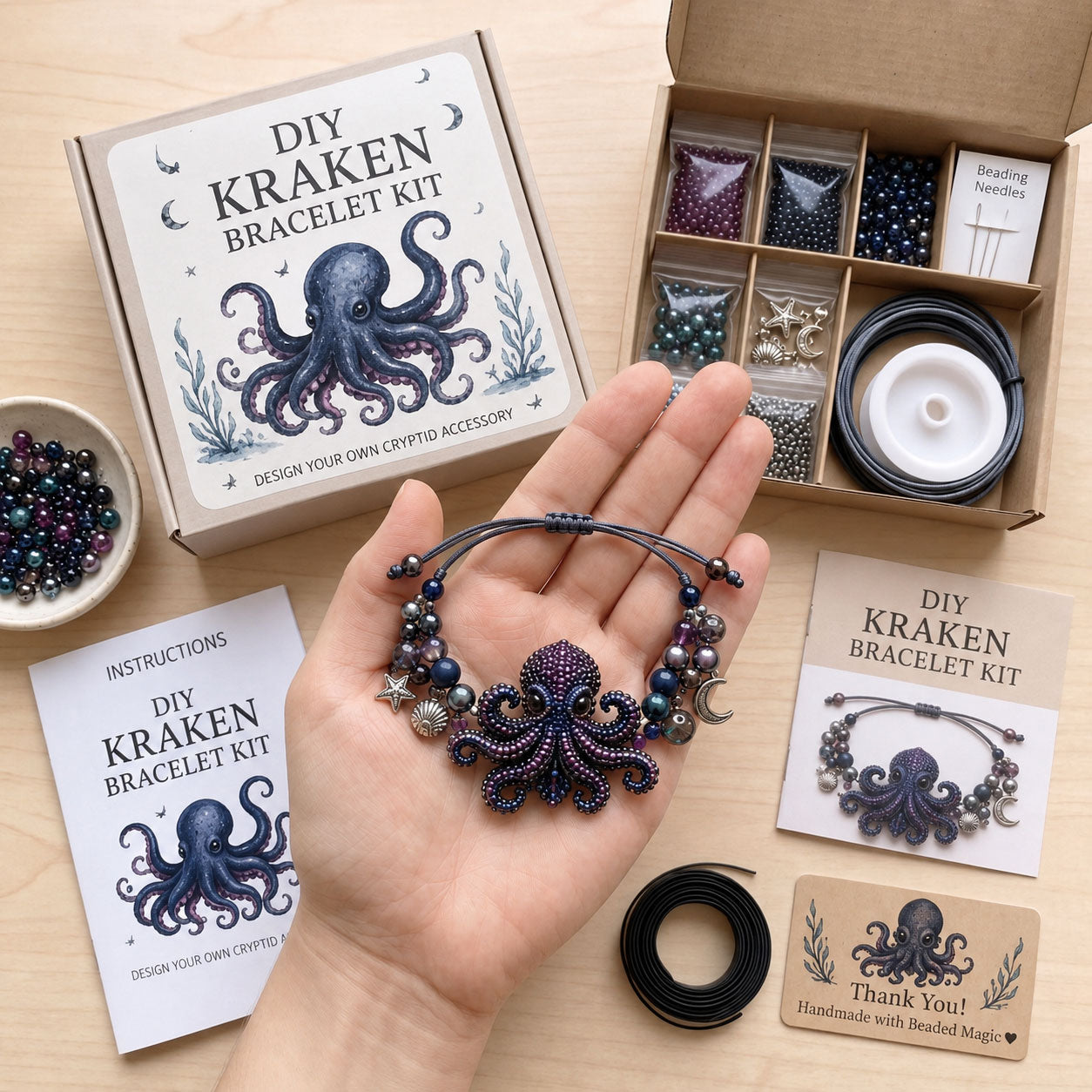 Cryptid Beaded Bracelet DIY Kit
