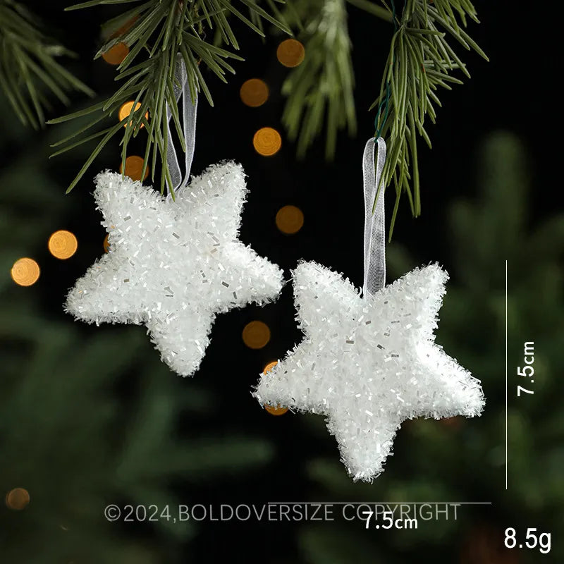 Christmas Gift Package White Ornament