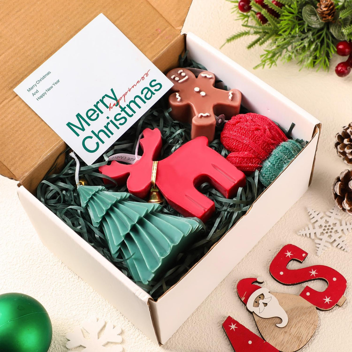 Christmas Scented Candles Theme Set