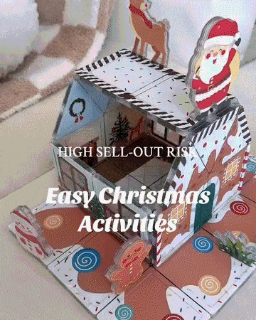 🎄 Magnetic Gingerbread House Building Set– Holiday Edition (46 Pieces) 🎅