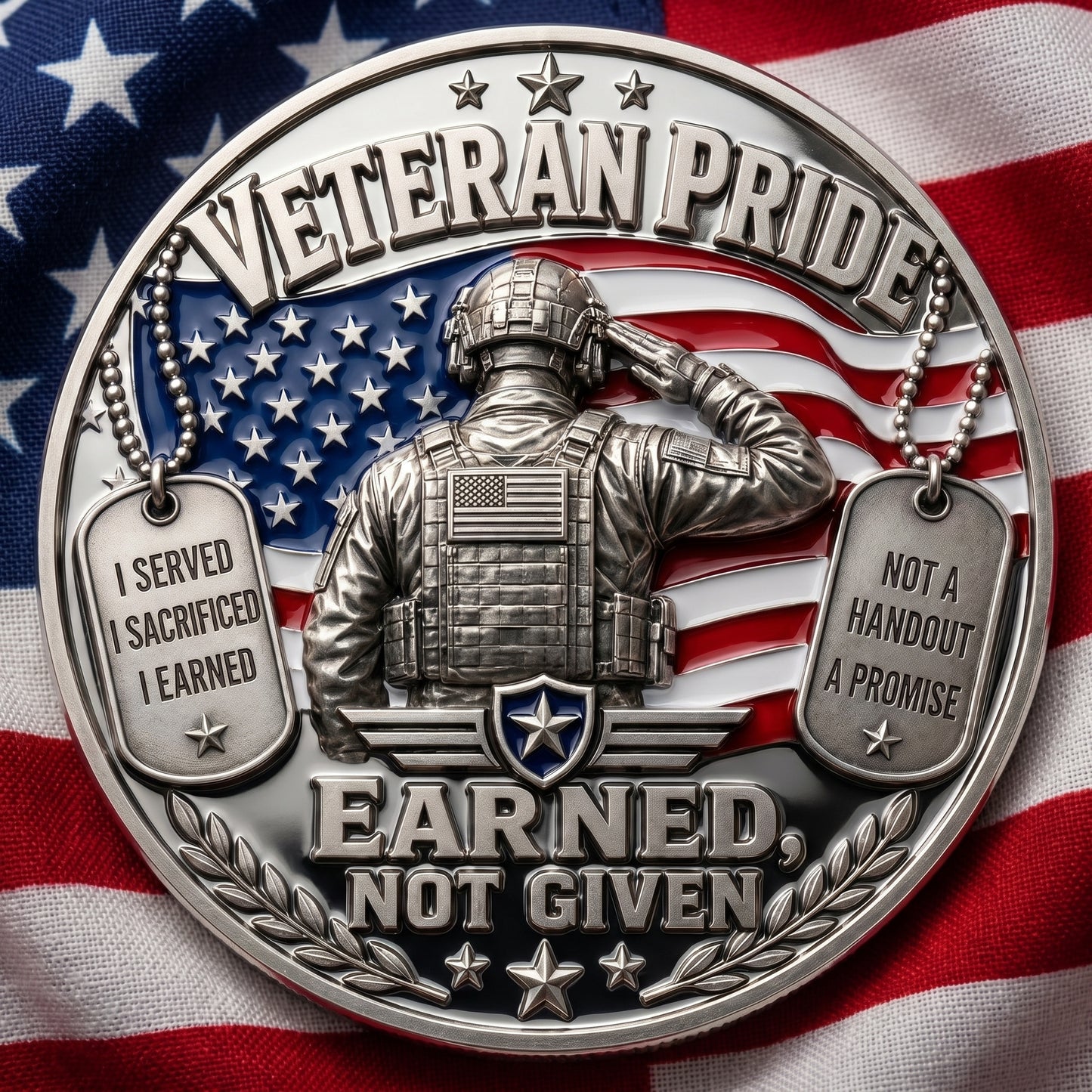 U.S. Veteran Hat & DD-214 Coin Gift Set