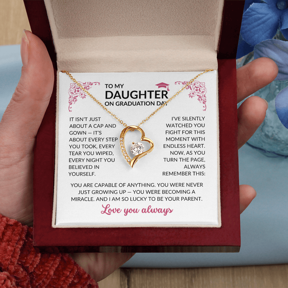 Lucky To Have You - Graduation Necklace, To My Daughter