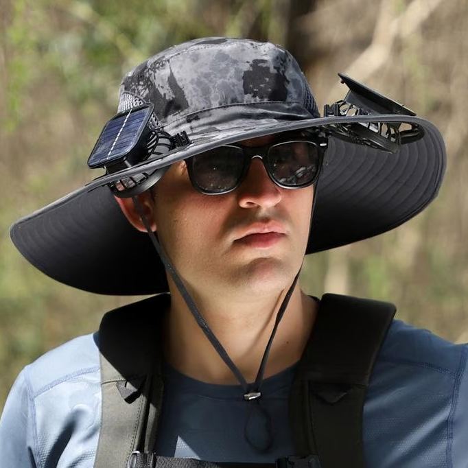 🎁Best father‘s Day Gifts❤2026 New Ultralight Solar Fan Sun Hat 🌞– Lighter Than a Baseball!⚾(Only 11oz)