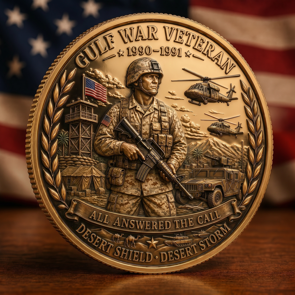🔥LAST DAY 49 % OFF - Gulf War Veteran Commemorative Coin