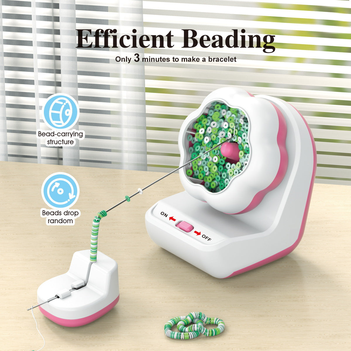 🎈Electric Automatic Bead Stringing Machine✋