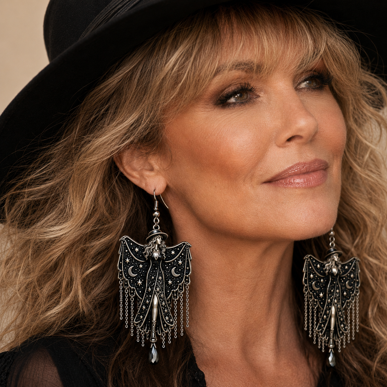 Handmade Rock  Roll Stevie Earrings