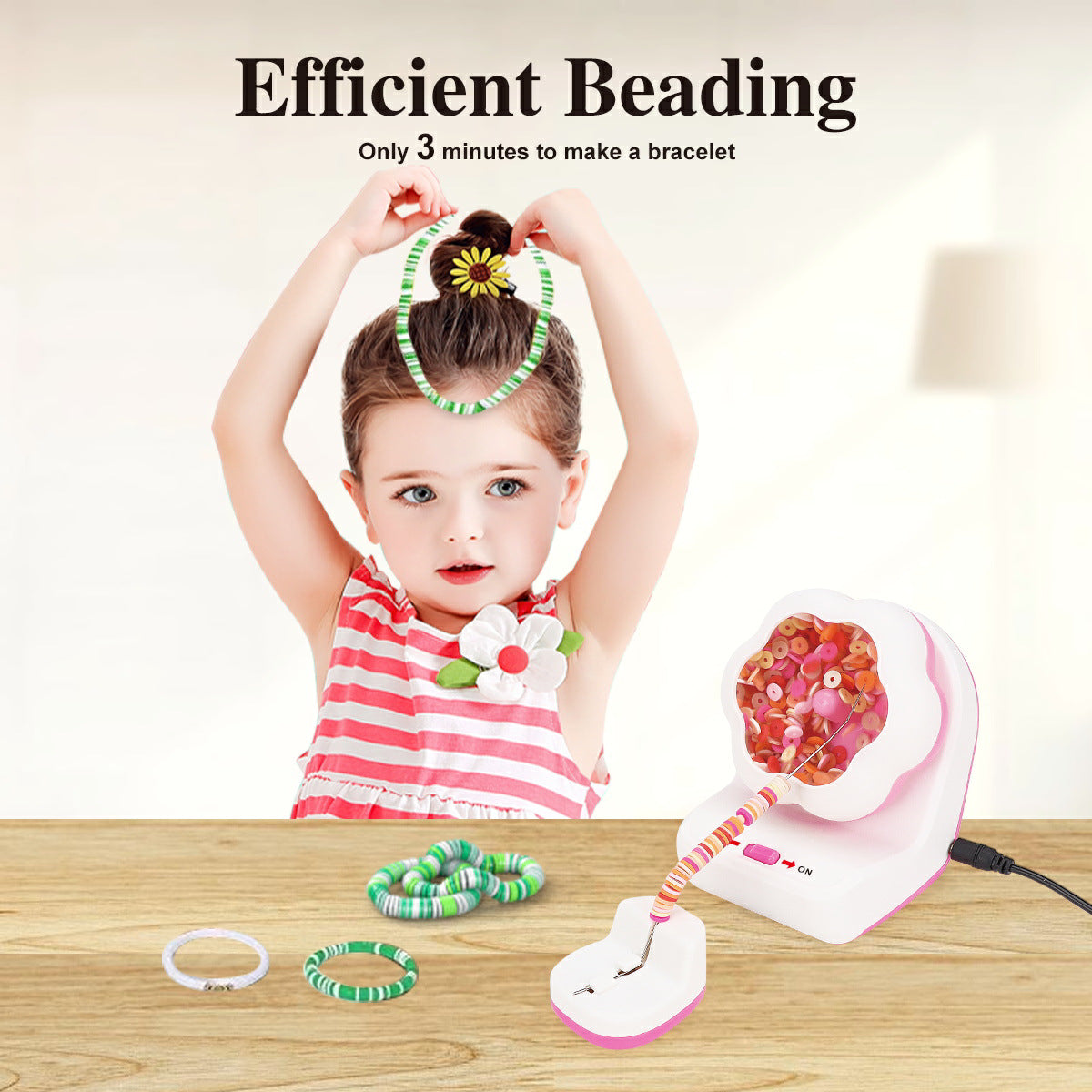 🎈Electric Automatic Bead Stringing Machine✋