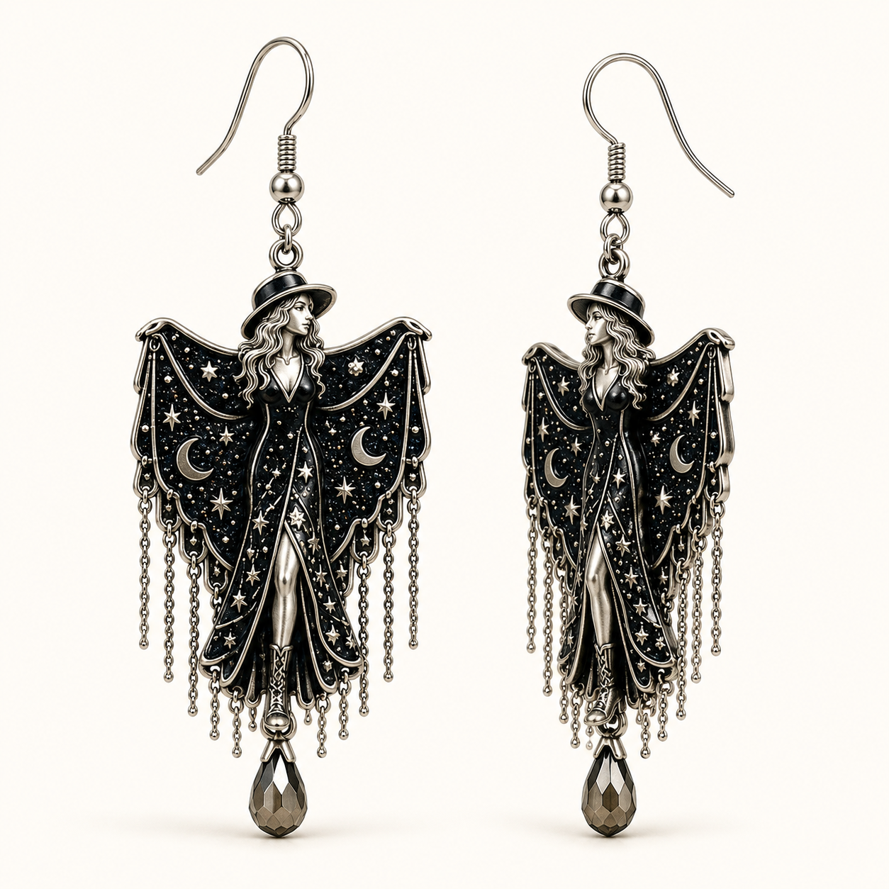 Handmade Rock  Roll Stevie Earrings