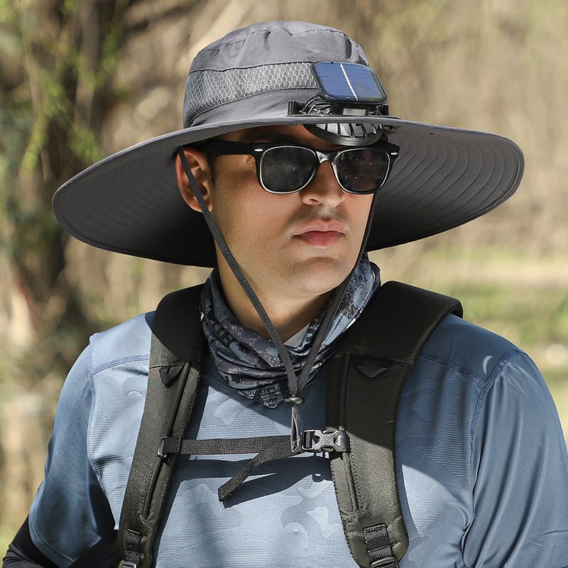 🎁Best father‘s Day Gifts❤2026 New Ultralight Solar Fan Sun Hat 🌞– Lighter Than a Baseball!⚾(Only 11oz)