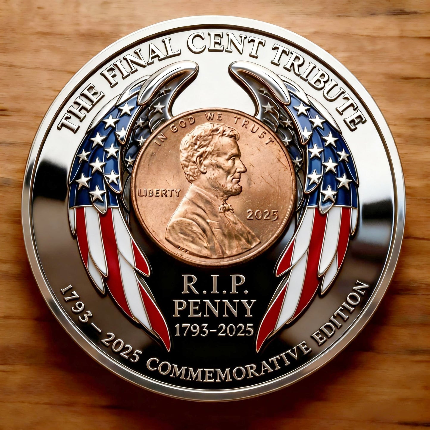 🏆Flash Sale 60% OFF - THE FINAL CENT 1793–2025 · END OF AN ERA