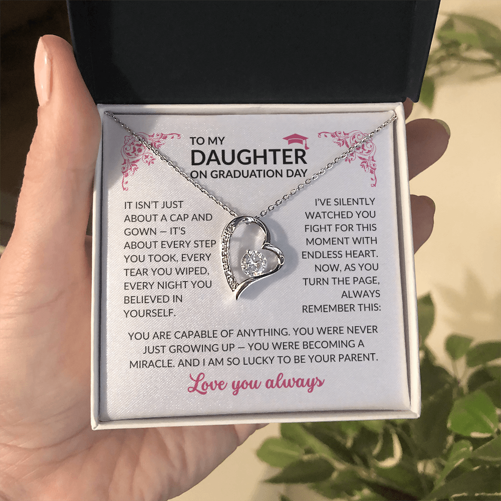 Lucky To Have You - Graduation Necklace, To My Daughter