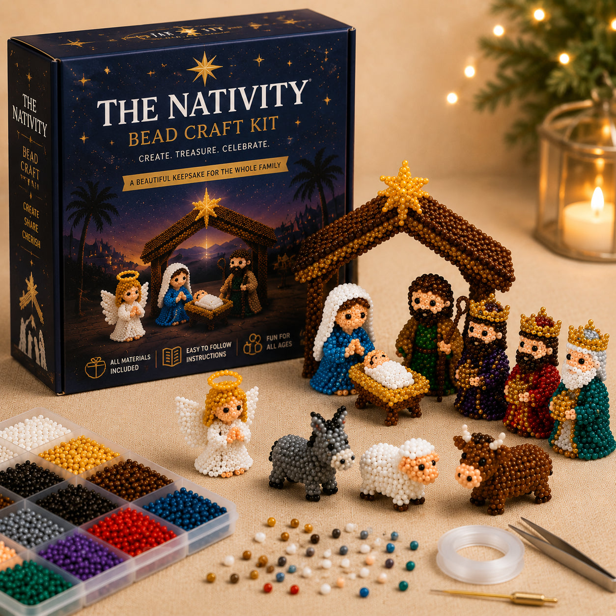 🌟 The Nativity Bead Craft Kit