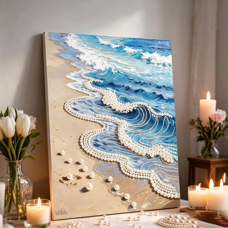 DIY Premium 5D Diamond Painting Kit Pearls painting