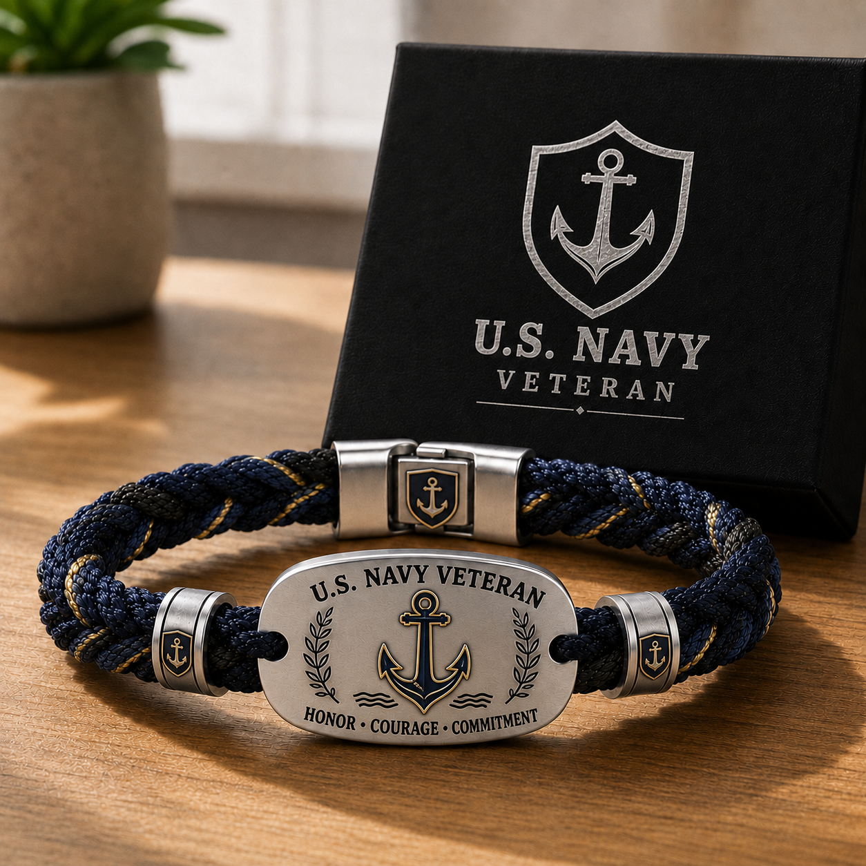⚓ U.S. Navy Veteran Bracelet