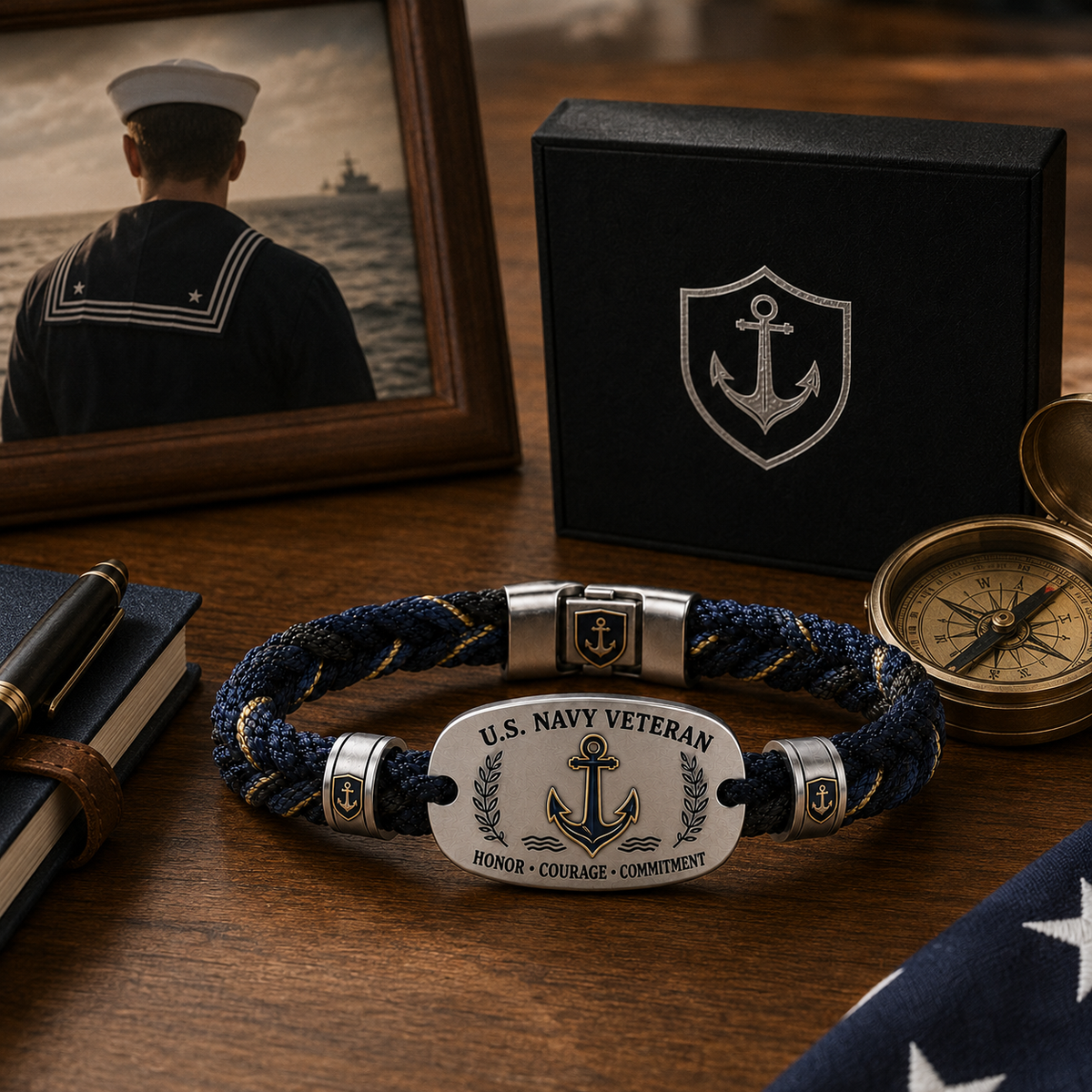 ⚓ U.S. Navy Veteran Bracelet
