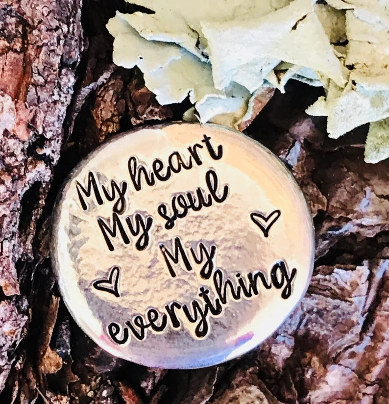 🌲Christmas Hot Sale 80% OFF🔥Heartfelt Pewter Pocket Tokens