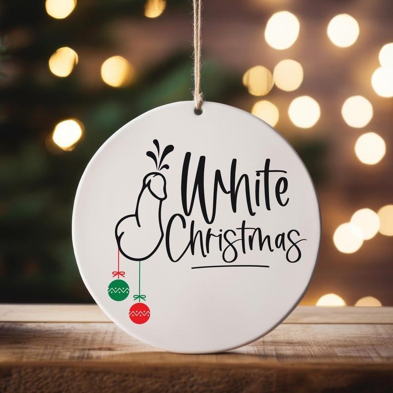 😂Funny Adult Christmas Ornament