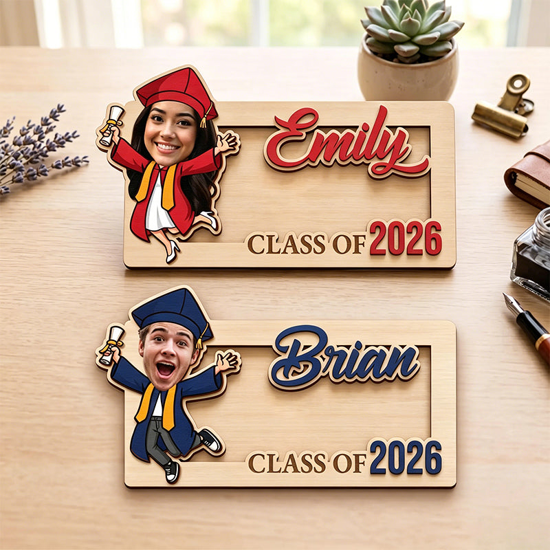 Personalized Photo Graduation Money Gift Set
