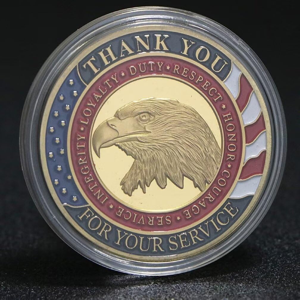 U.S. Military Challenge Coin - Thank You For Our Freedom Coin