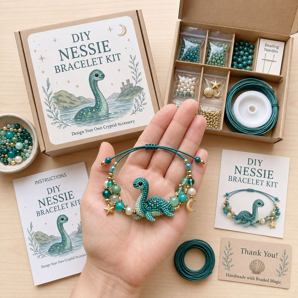 Cryptid Beaded Bracelet DIY Kit