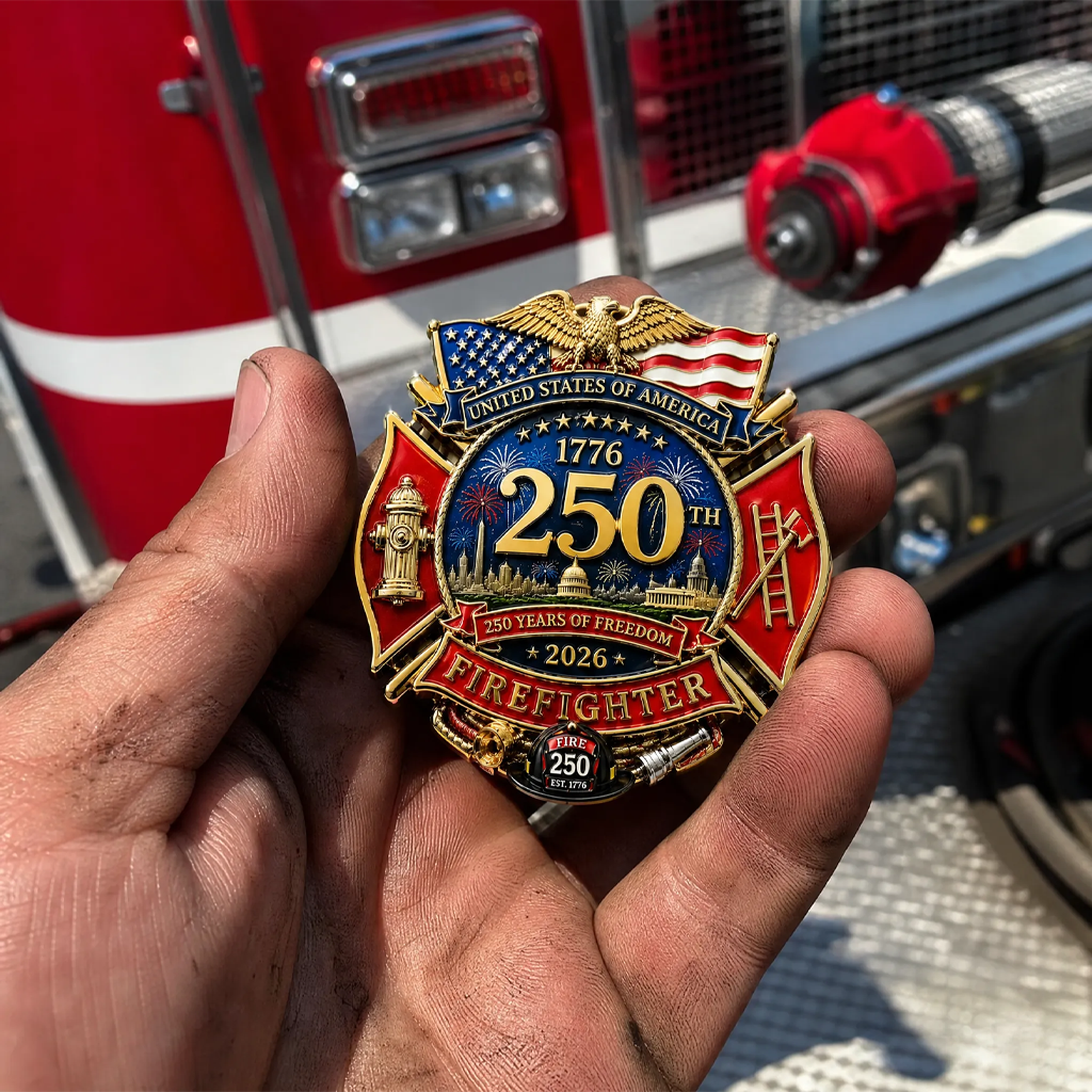 250th Anniversary Firefighter Badge