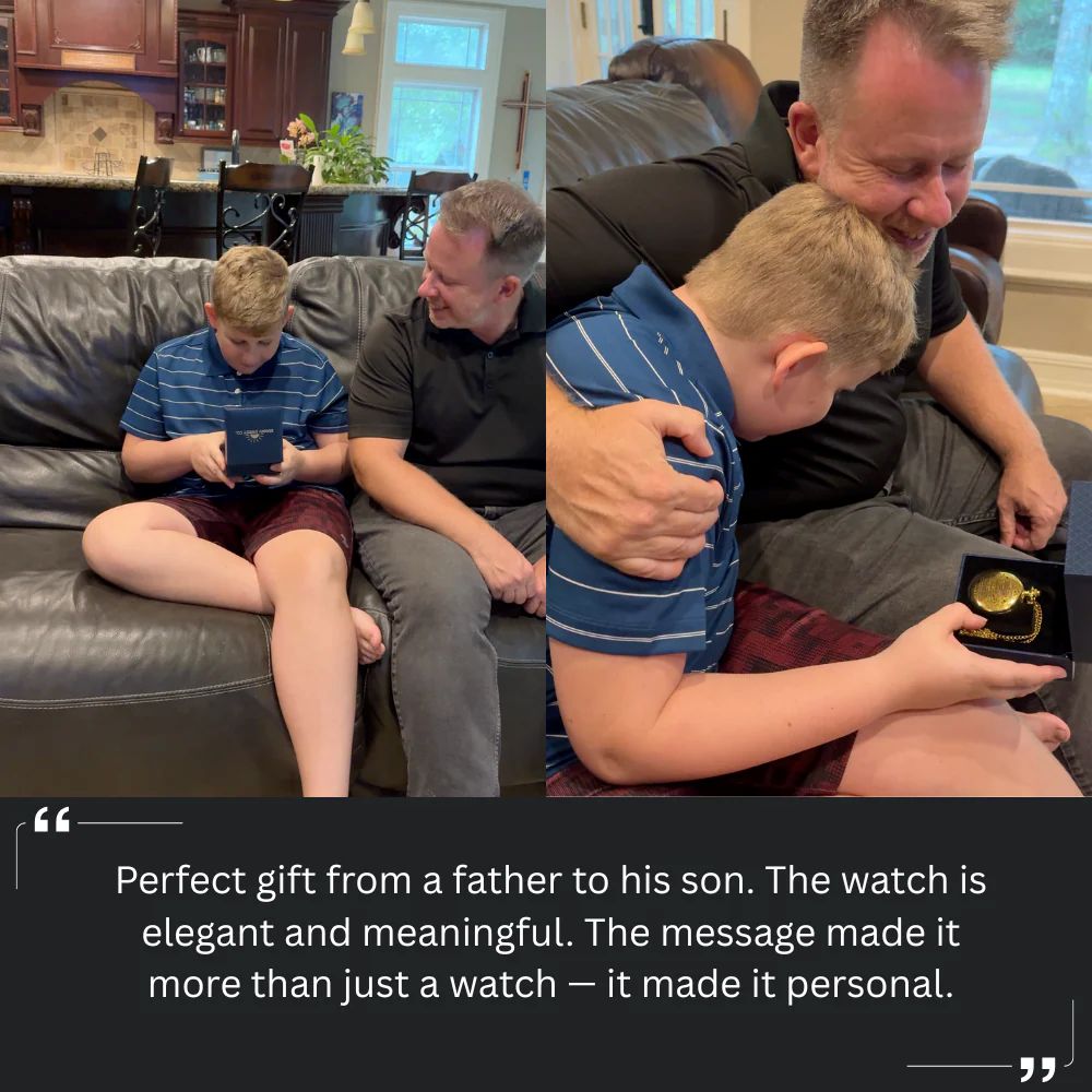 To My Son / From Dad - Luxury Vintage Pocket Watch