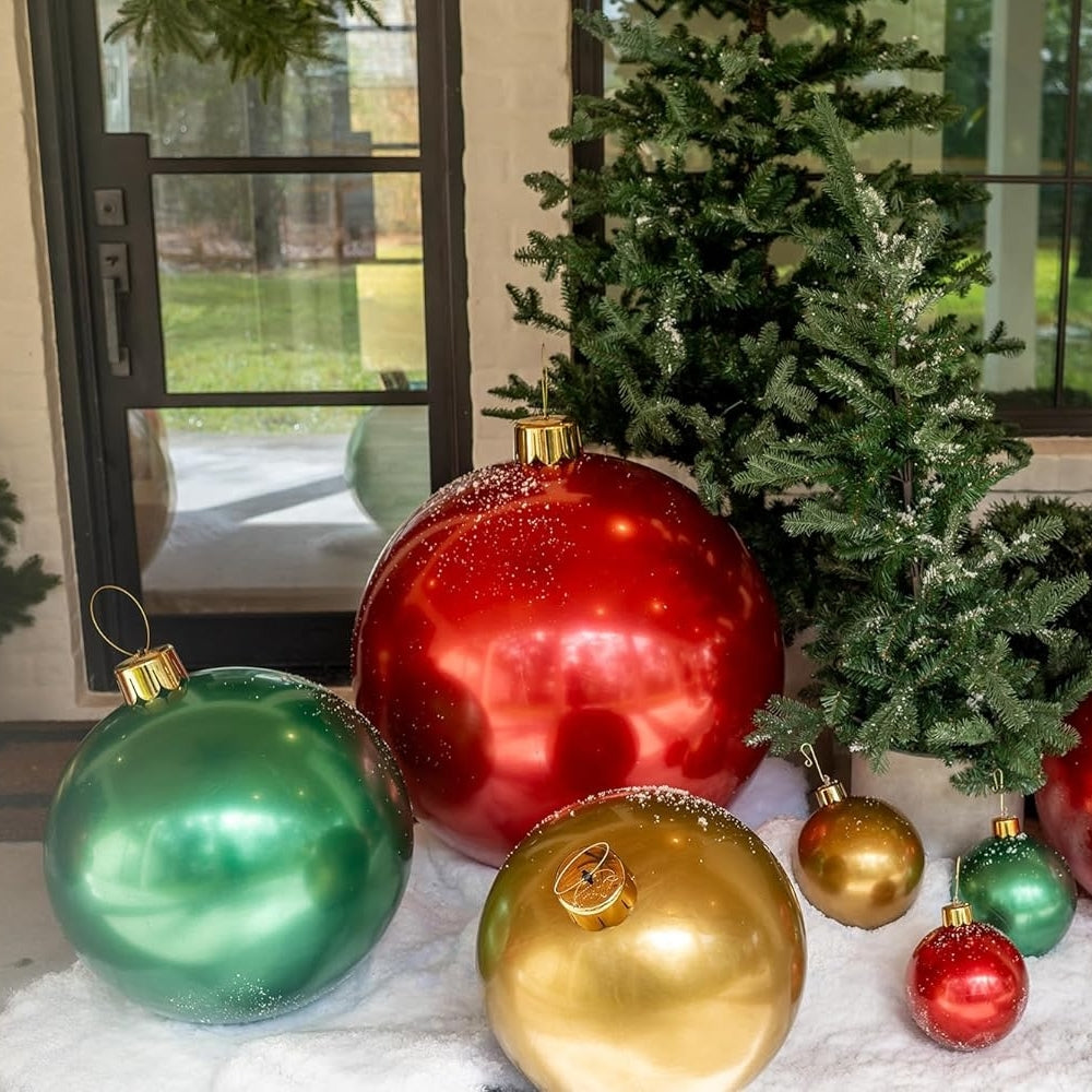 🎄Early Christmas Sale🔥Oversized Inflatable Christmas Ornament Balls