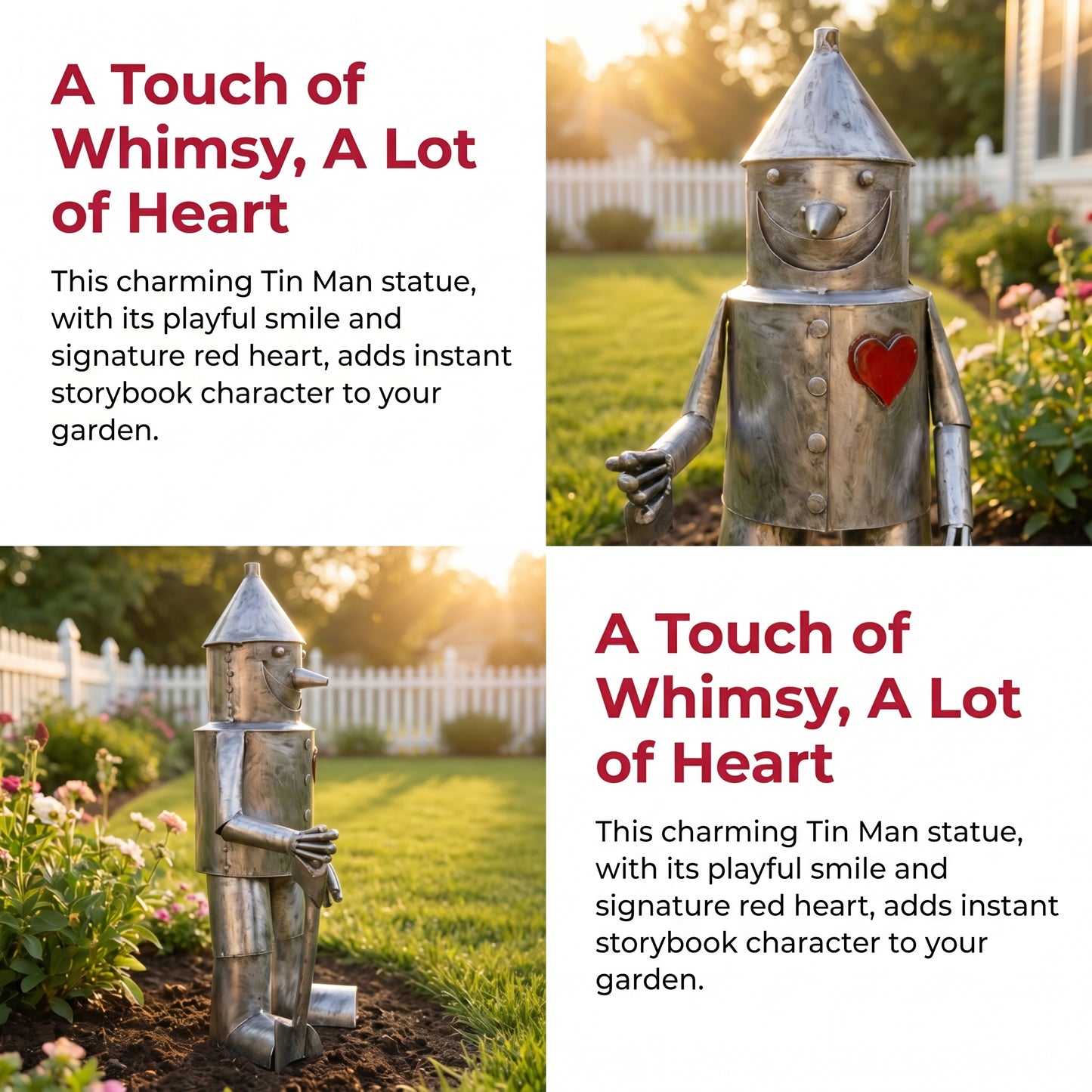 Tin Man Garden Statue
