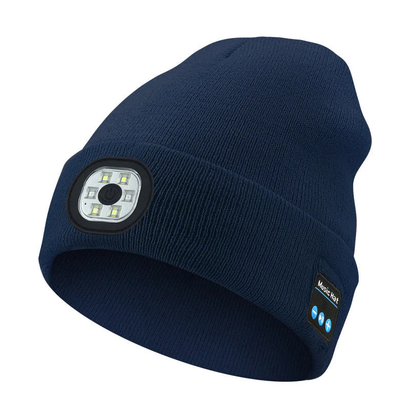 Stay Warm Bluetooth Hat with Light