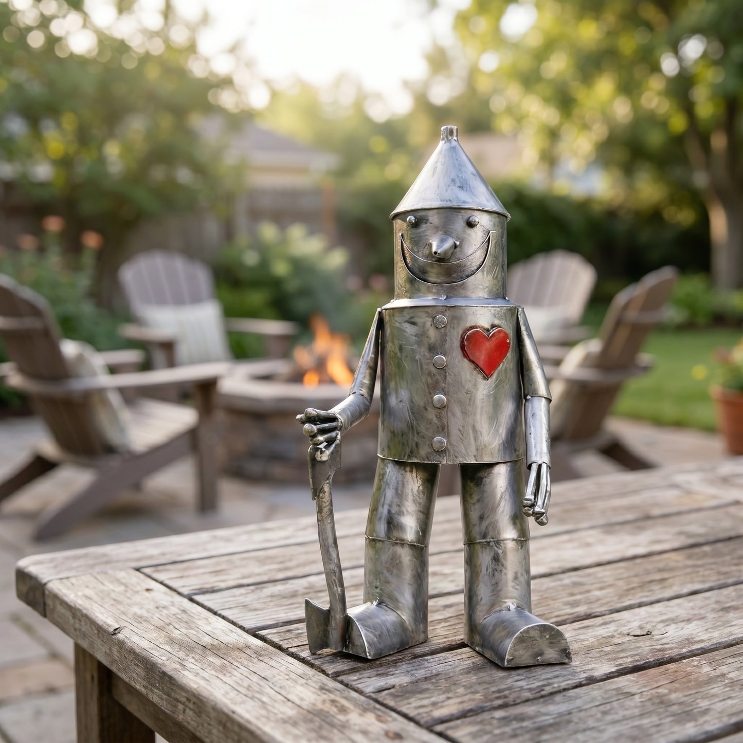 Tin Man Garden Statue