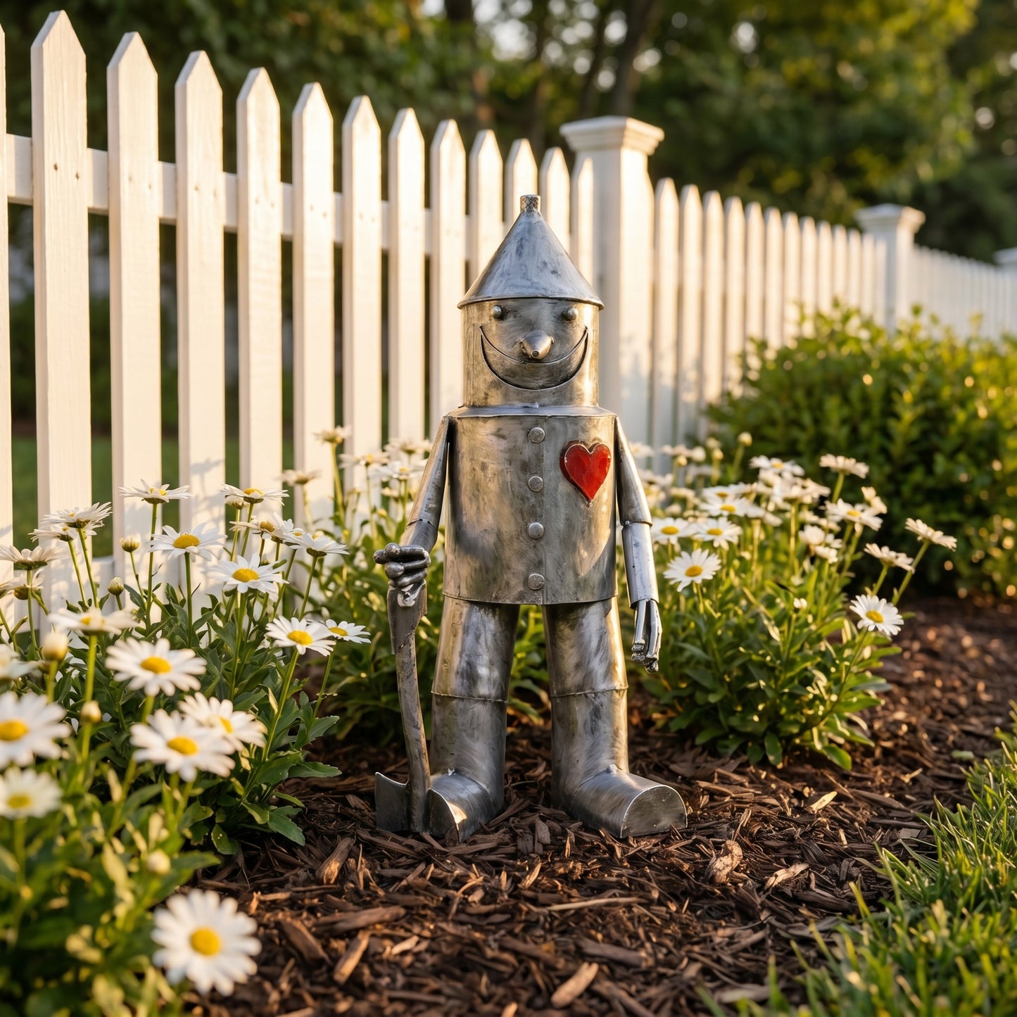 Tin Man Garden Statue