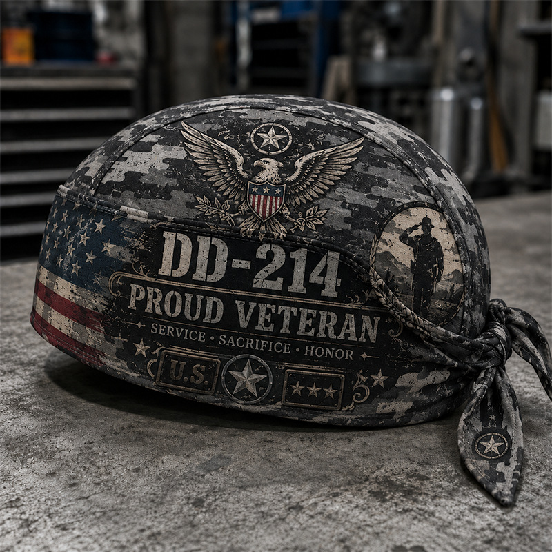 ⚡️Flash Sale 49% OFF - DD-214 Proud Veteran Riding Headwrap Cap