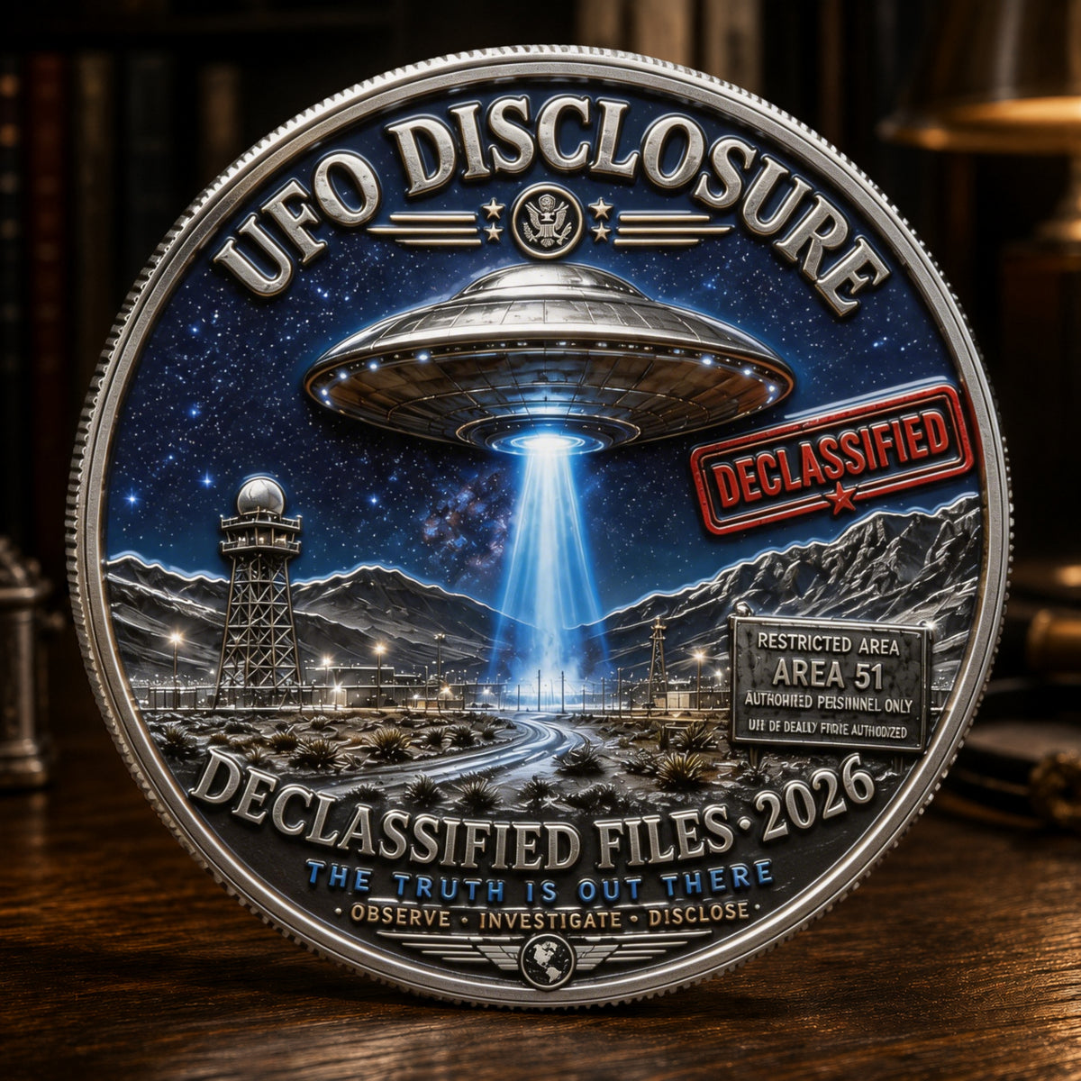 Last Day 49% OFF🔥UFO Disclosure 2026 Commemorative Coin 🌌