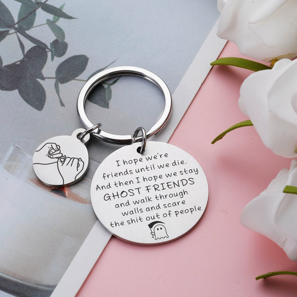 👻BLACK-FRIDAY-PRE🤣Ghost  Keychain Gifts For Friend