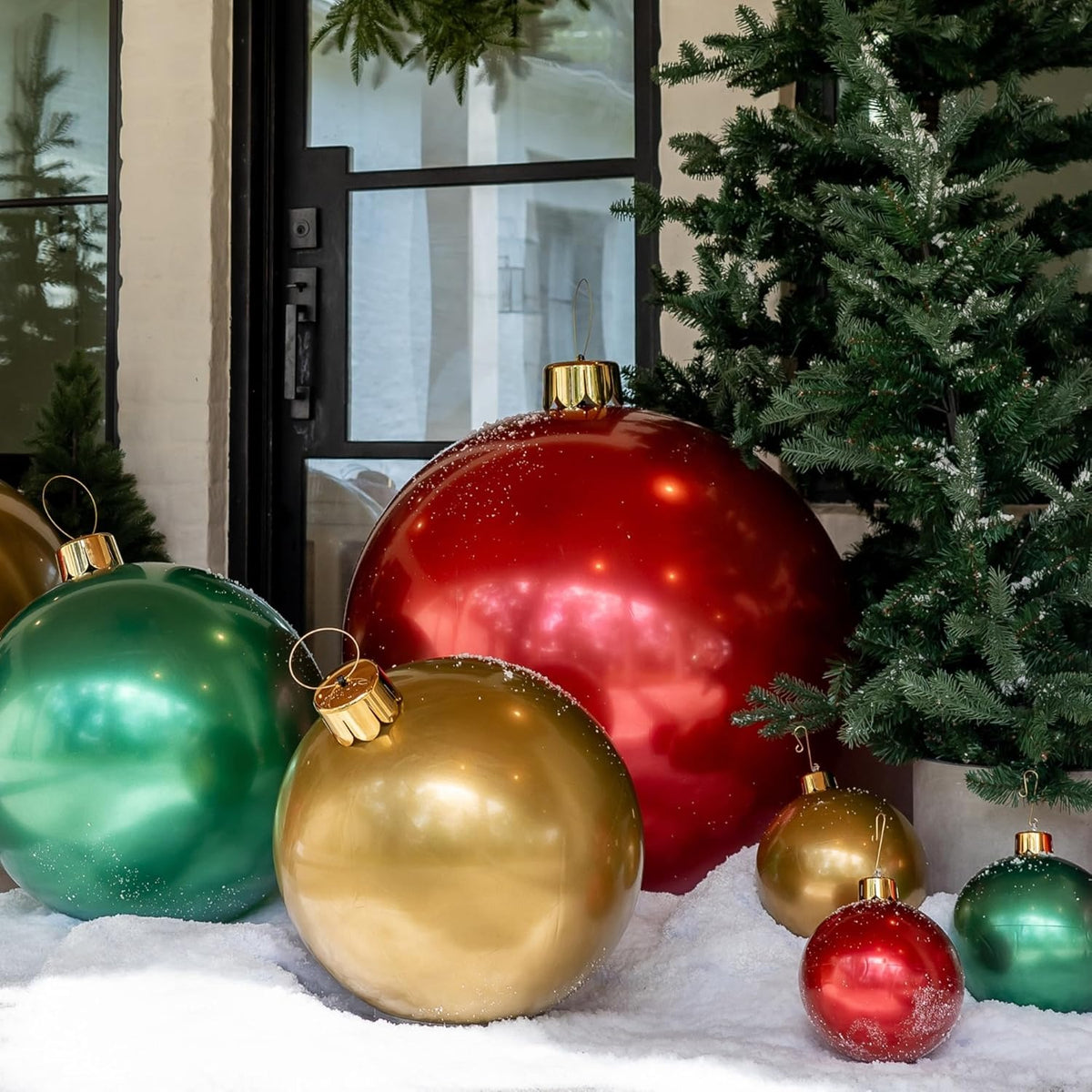 🎄Early Christmas Sale🔥Oversized Inflatable Christmas Ornament Balls