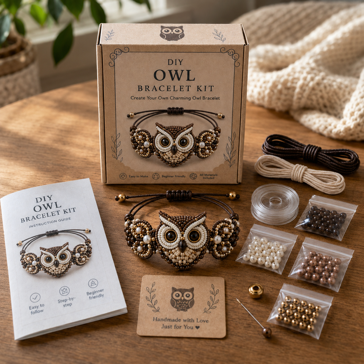 DIY Beaded Animal Bracelet Kit | 15 Cute Styles