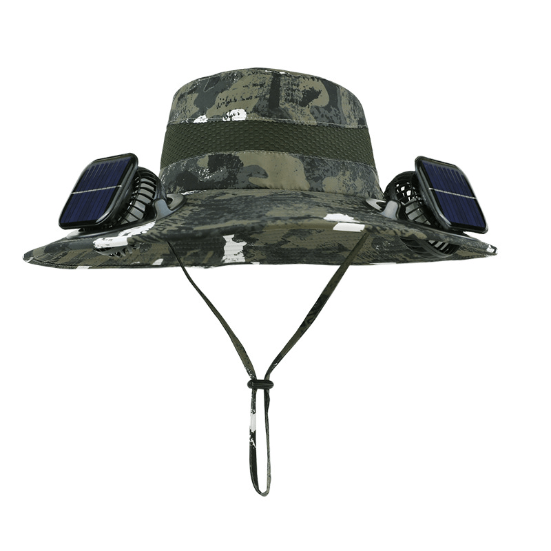 Solar-Powered Outdoor Fan Hat 🔥 – The ultimate gift for dads!