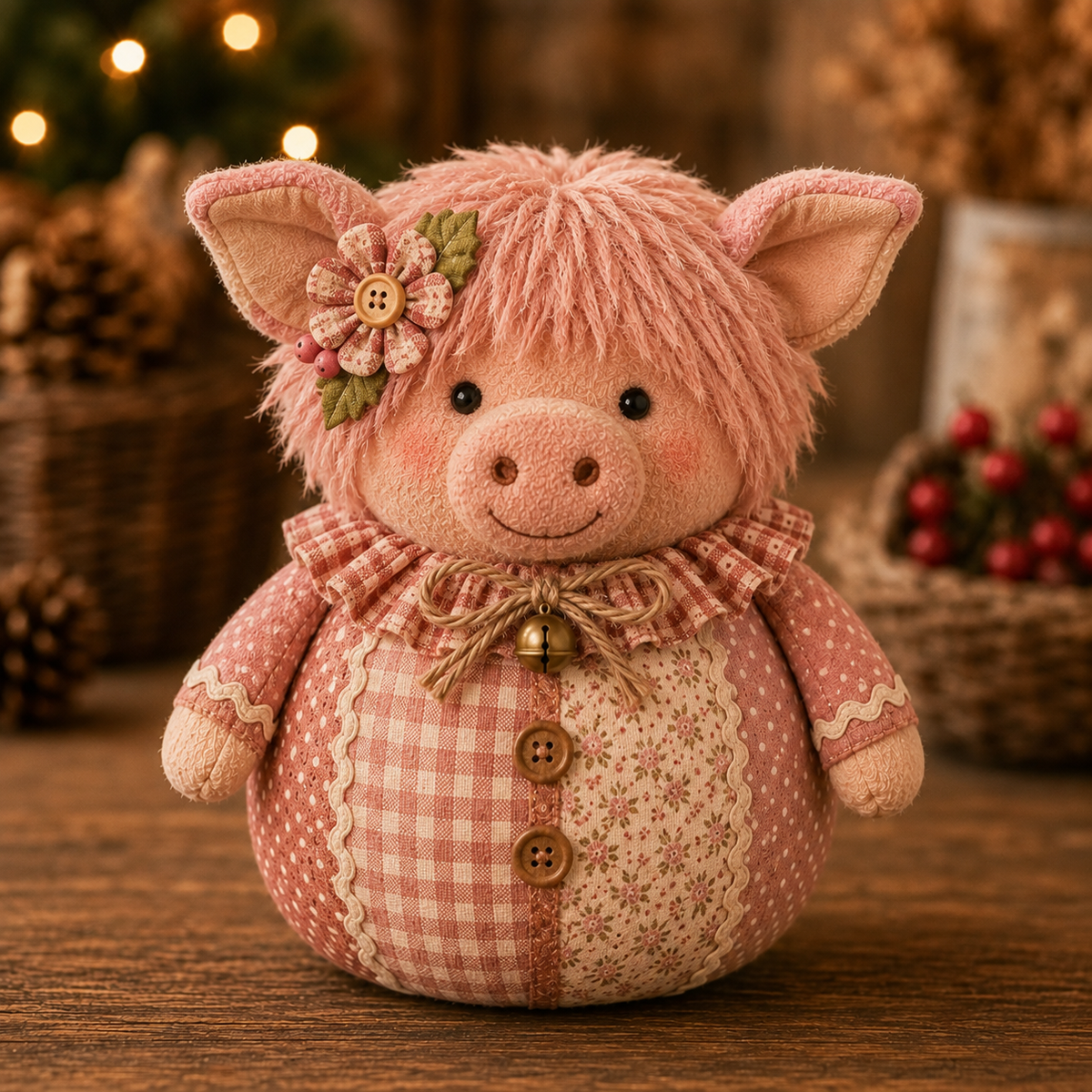 🐑 Farm Animals Fabric Doll DIY Kit