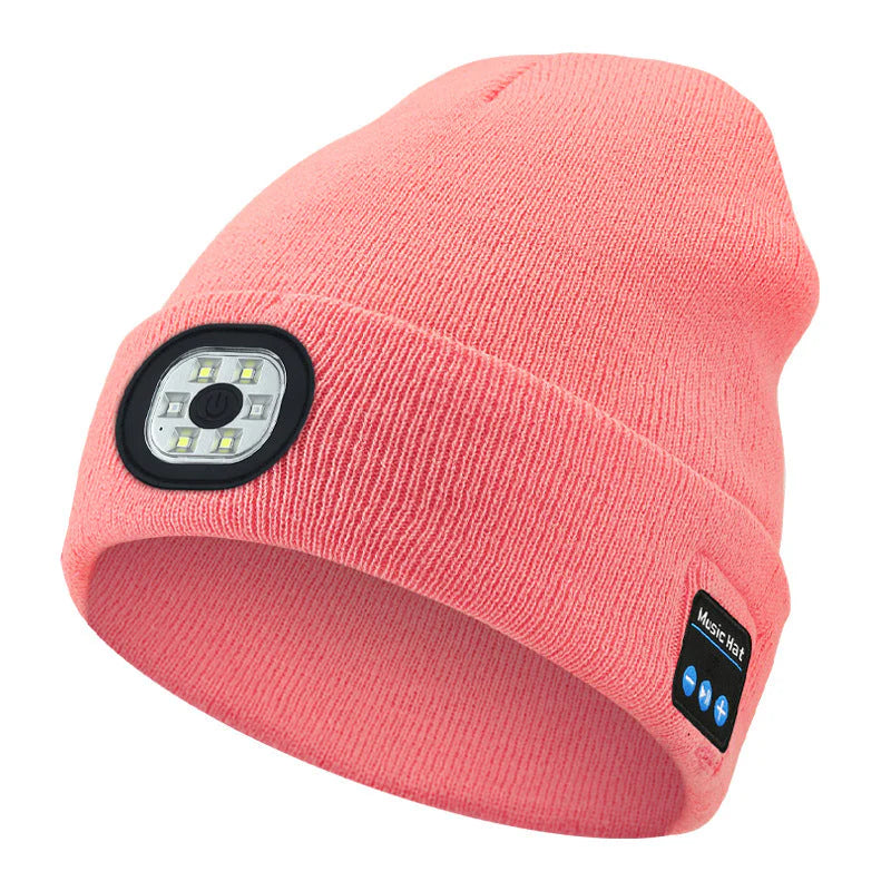 Stay Warm Bluetooth Hat with Light