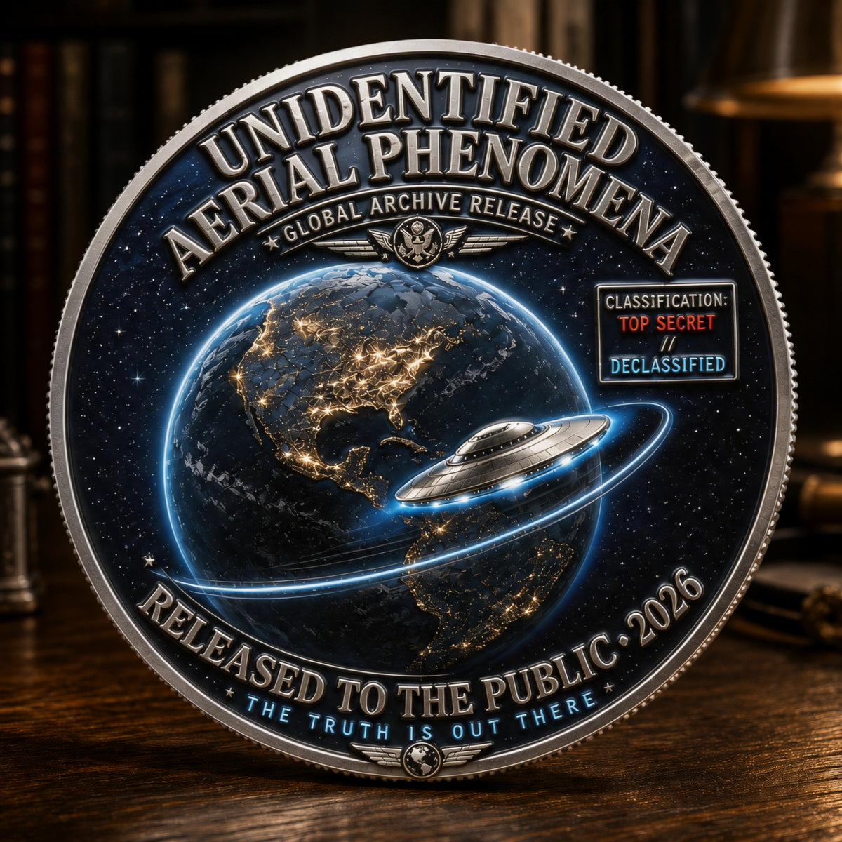 Last Day 49% OFF🔥UFO Disclosure 2026 Commemorative Coin 🌌