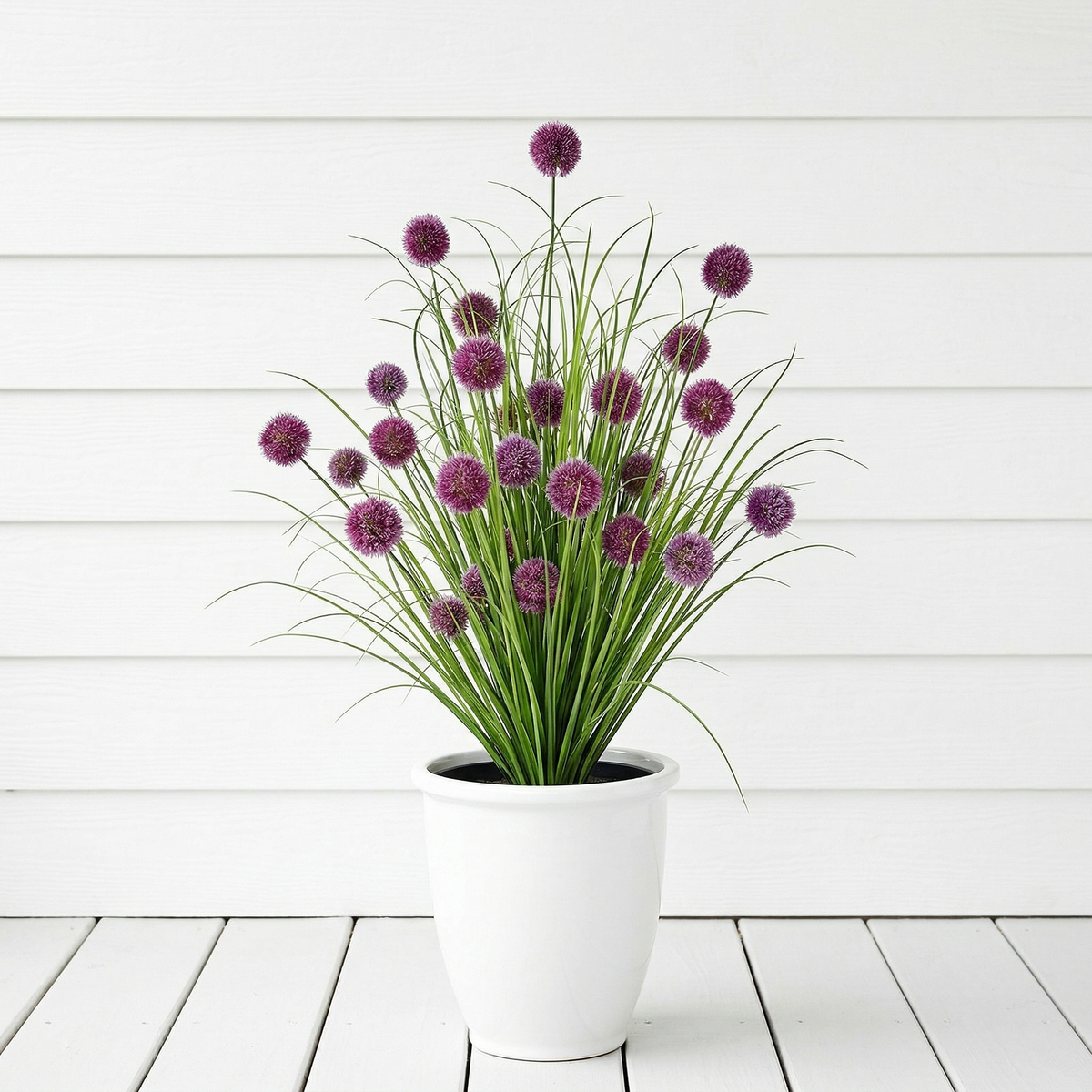 35.4 inches Artificial Multicolor Rain Lily Grass