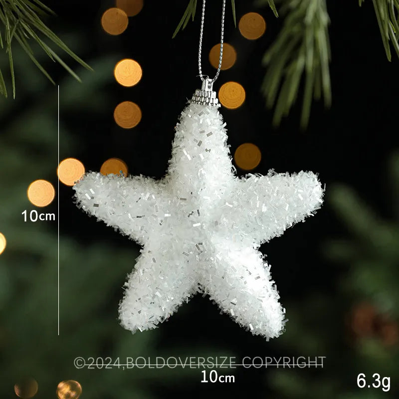 Christmas Gift Package White Ornament