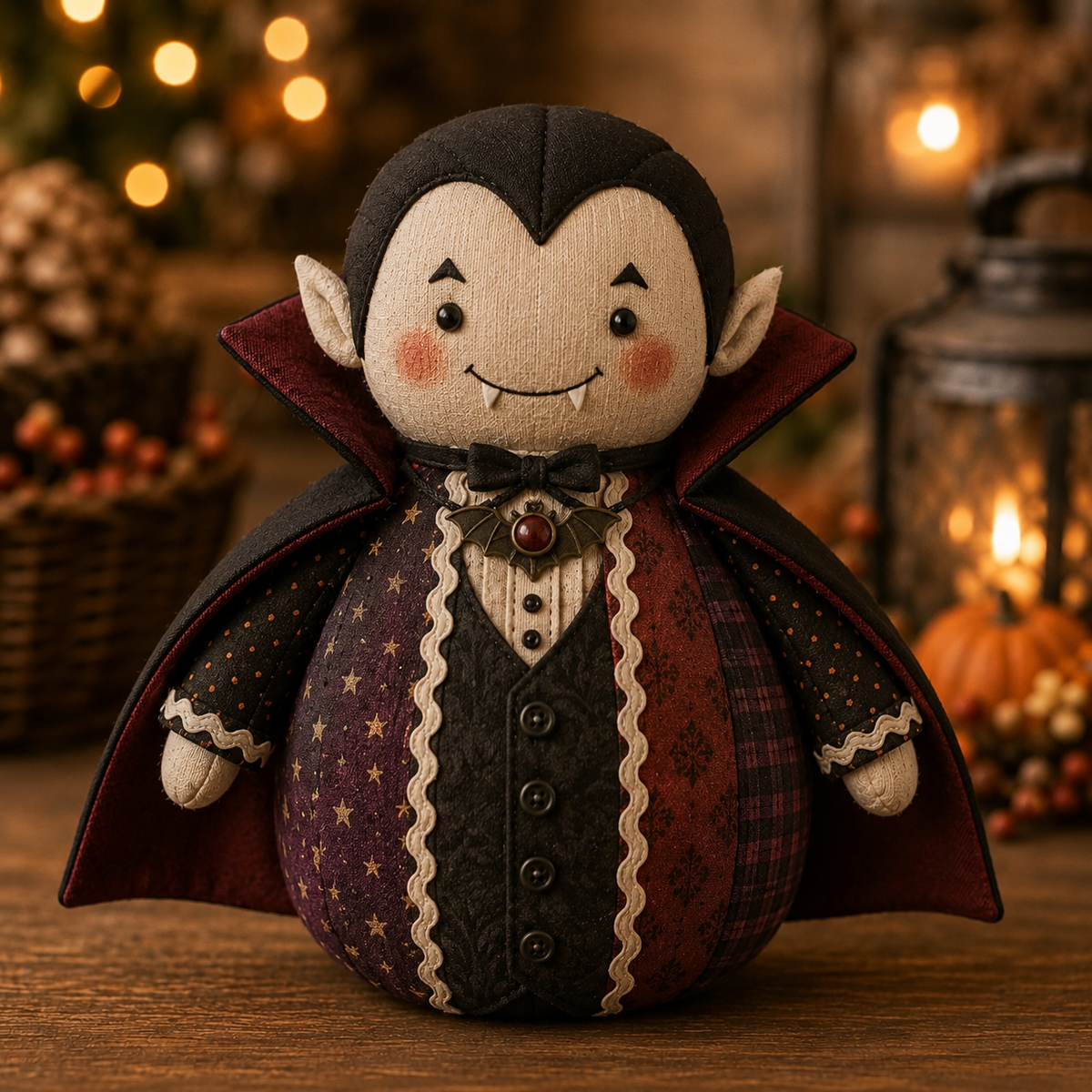 🎃 Halloween Fabric Doll DIY Kit