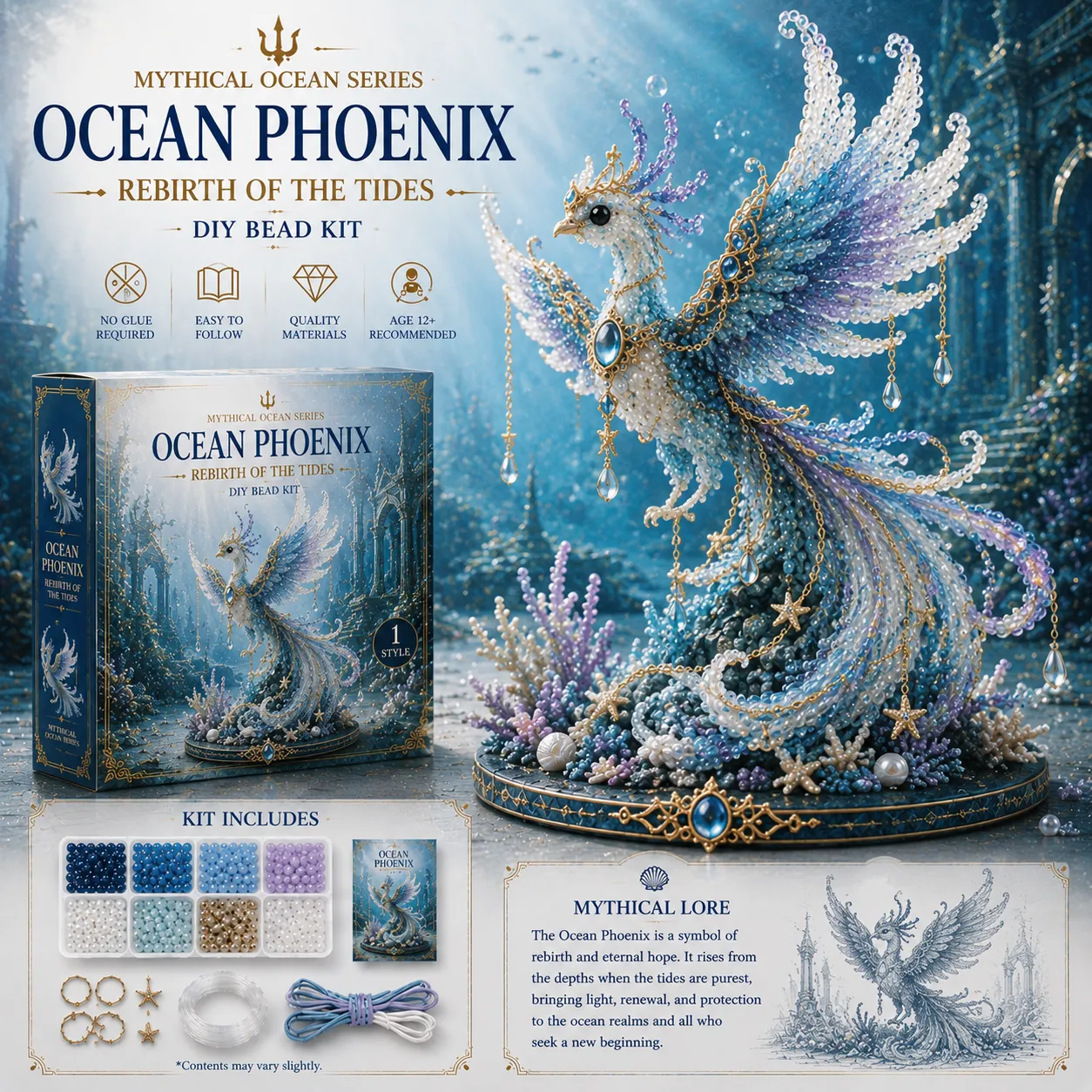 🌊 Mythical Ocean DIY Bead Kit