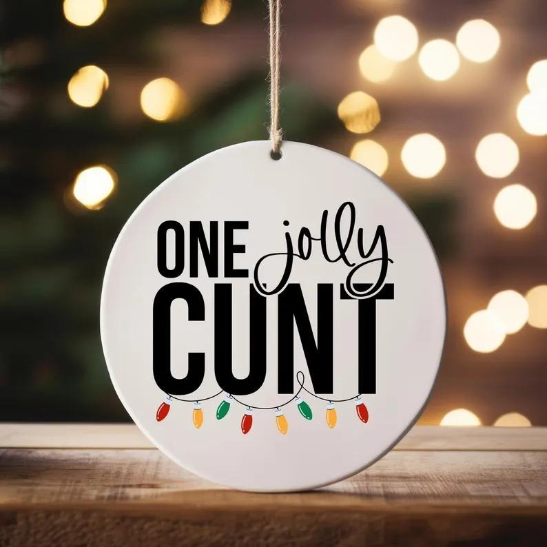 😂Funny Adult Christmas Ornament